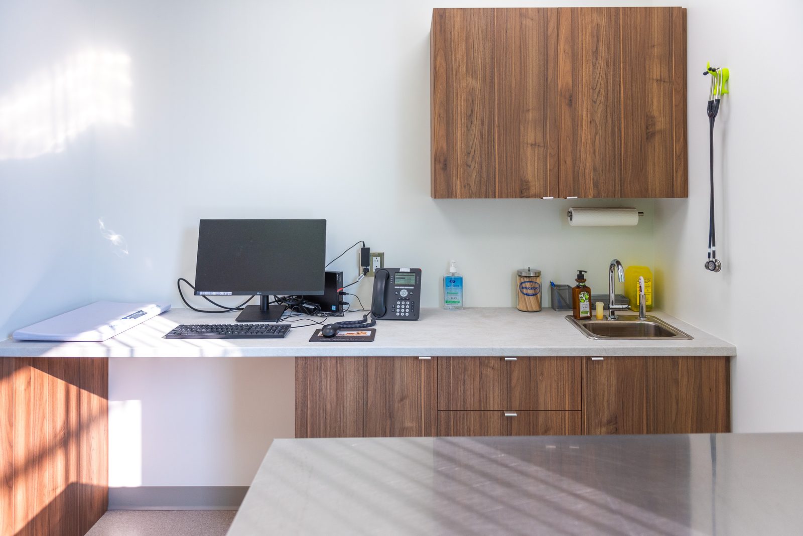 Salle d’examen — Hôpital Vétérinaire Duvernay
