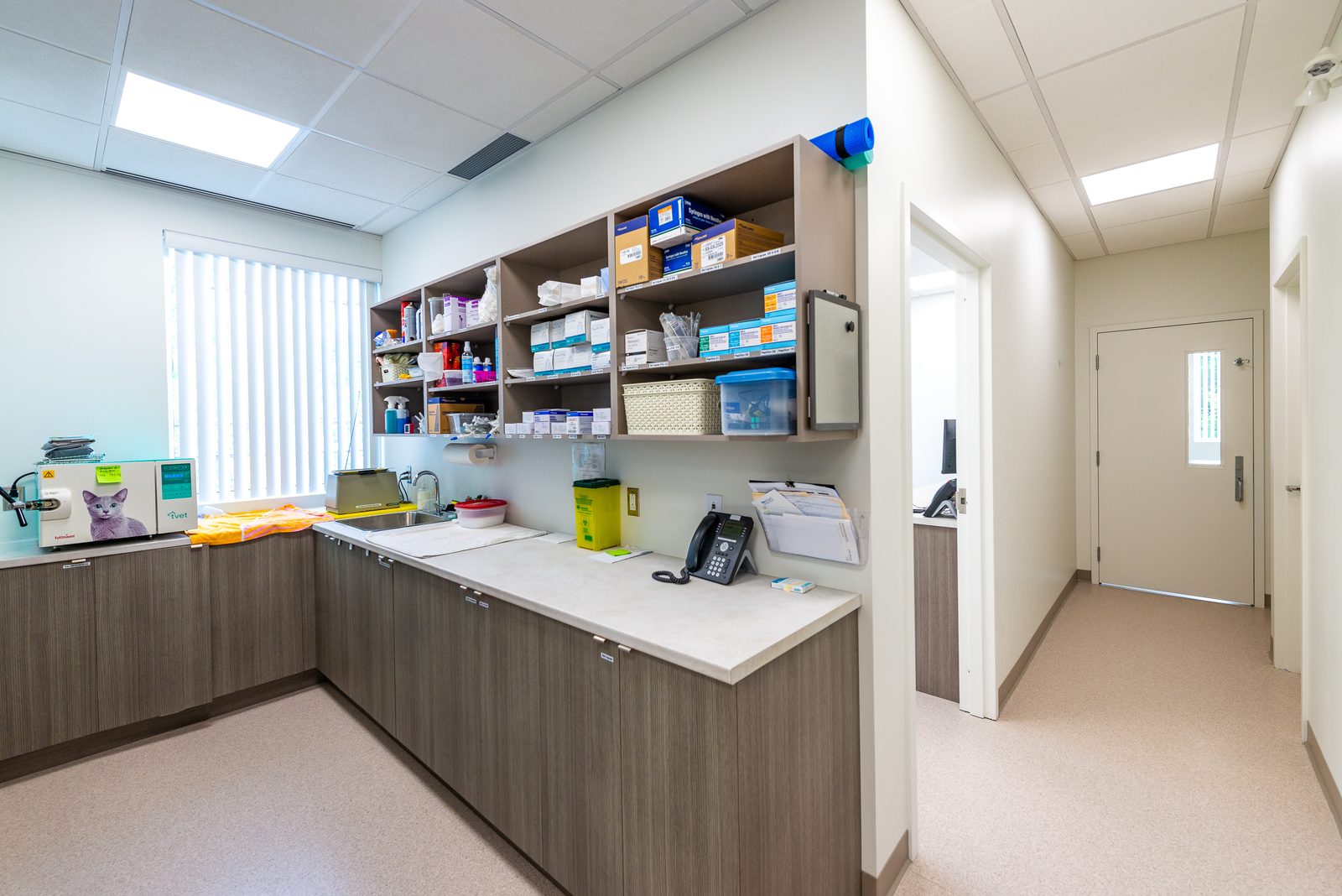 Salle de stérilisation — Hôpital Vétérinaire Duvernay
